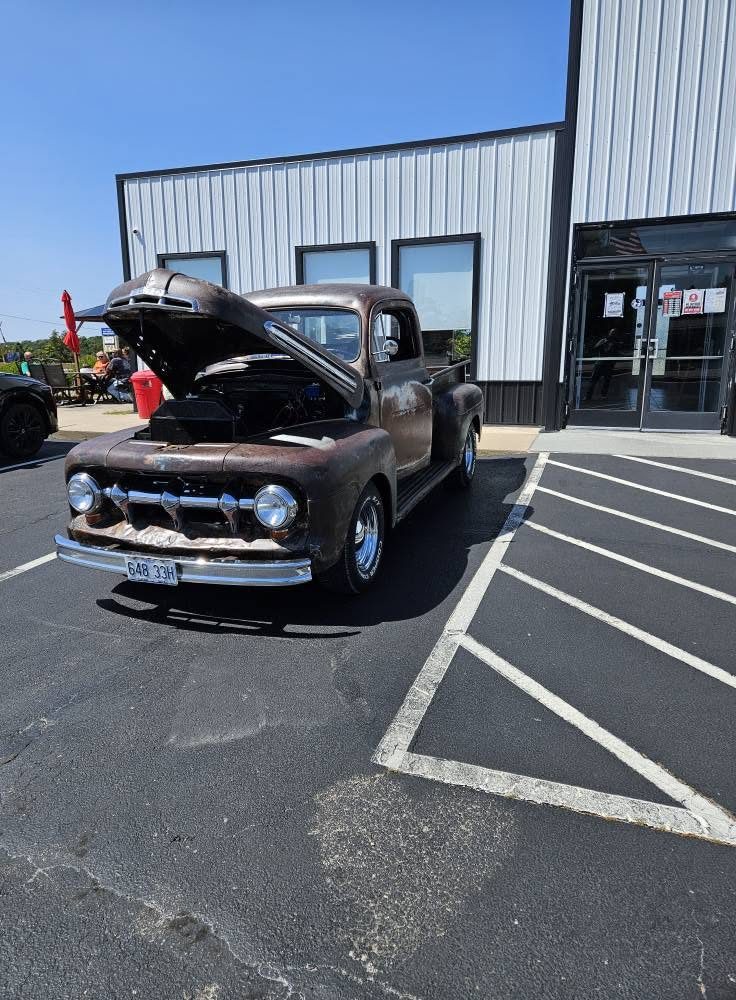 Cars in the lot &mdash; Demolition Brewing Company, Laurie, Missouri