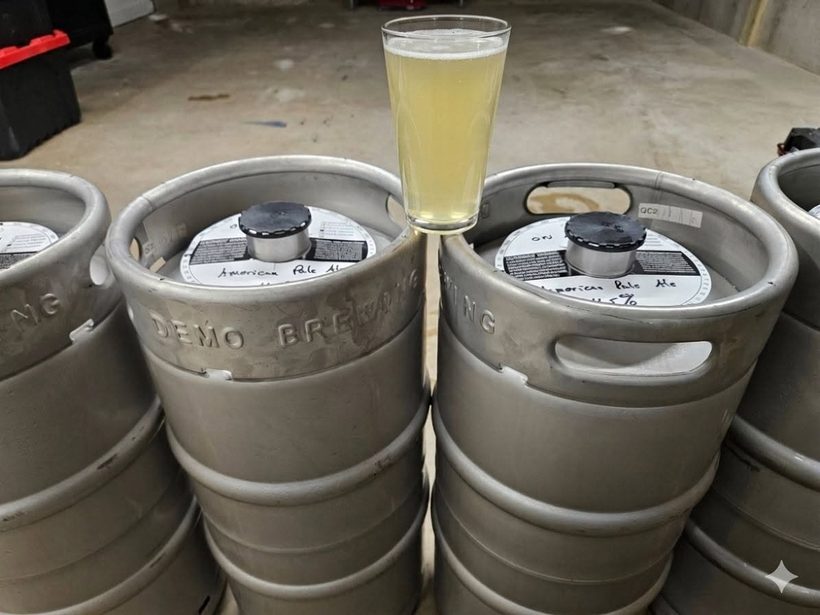 Fresh kegs, made here &mdash; Demolition Brewing Company, Laurie, Missouri